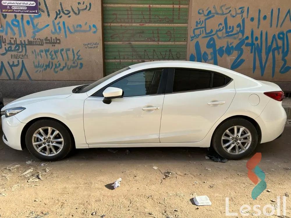 مازدا 3 اوتوماتك جديدة أبيض موديل 2020 - صورة 3