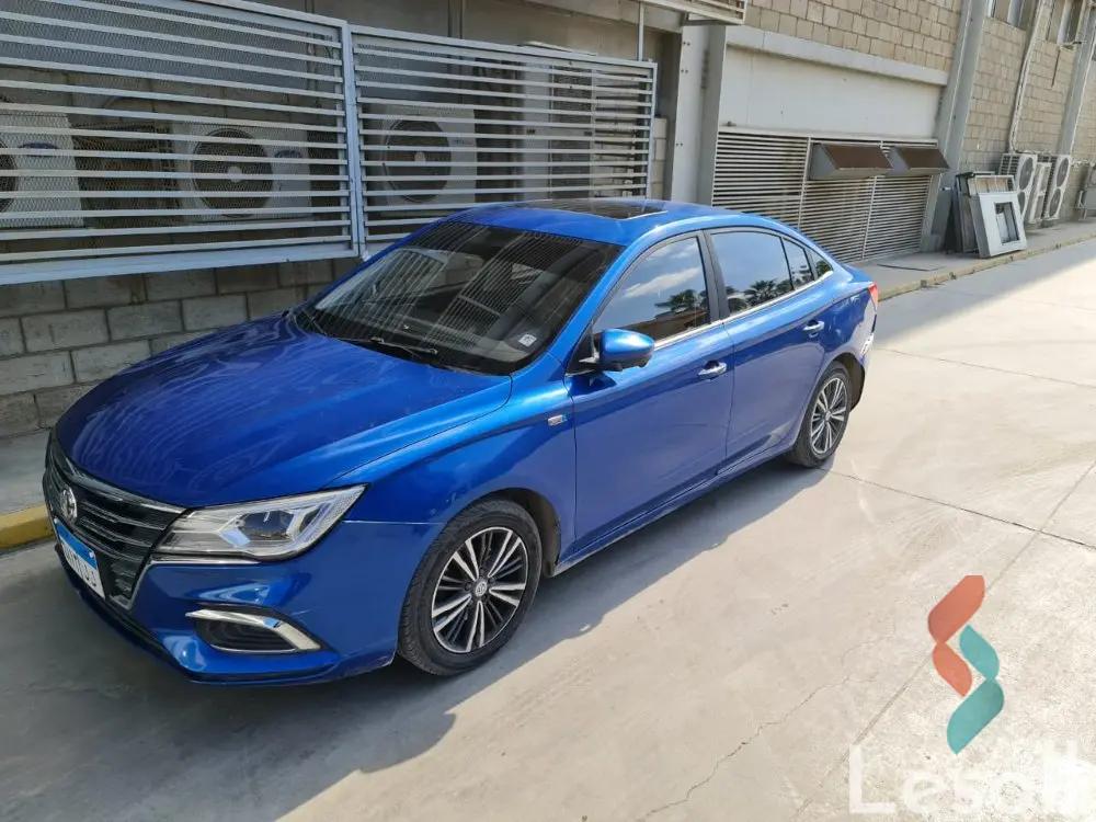MG 5 automatic used blue model 2020