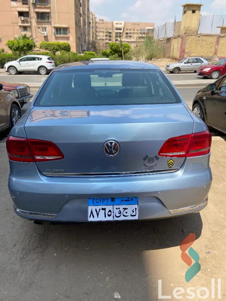 فولكس واجن باسات اوتوماتك مستعملة أزرق سماوي موديل 2012
