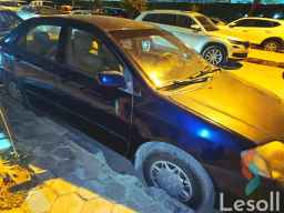Toyota corolla automatic used navy blue model 2001