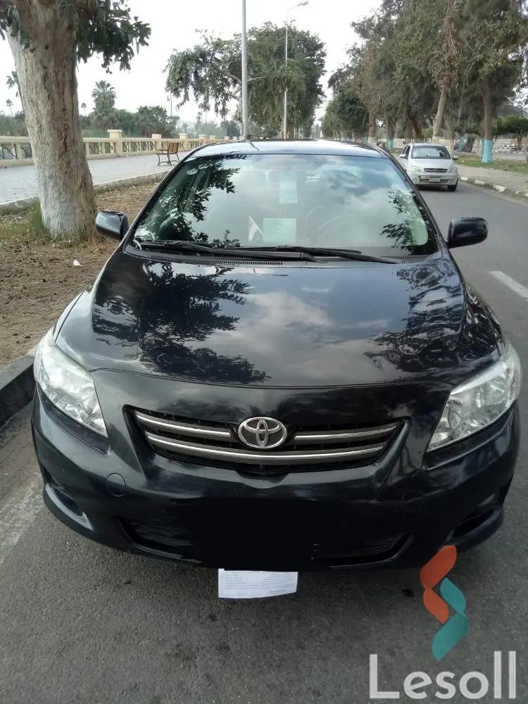 تويوتا كورولا اوتوماتك مستعملة أسود موديل 2008 - الصورة الرئيسية