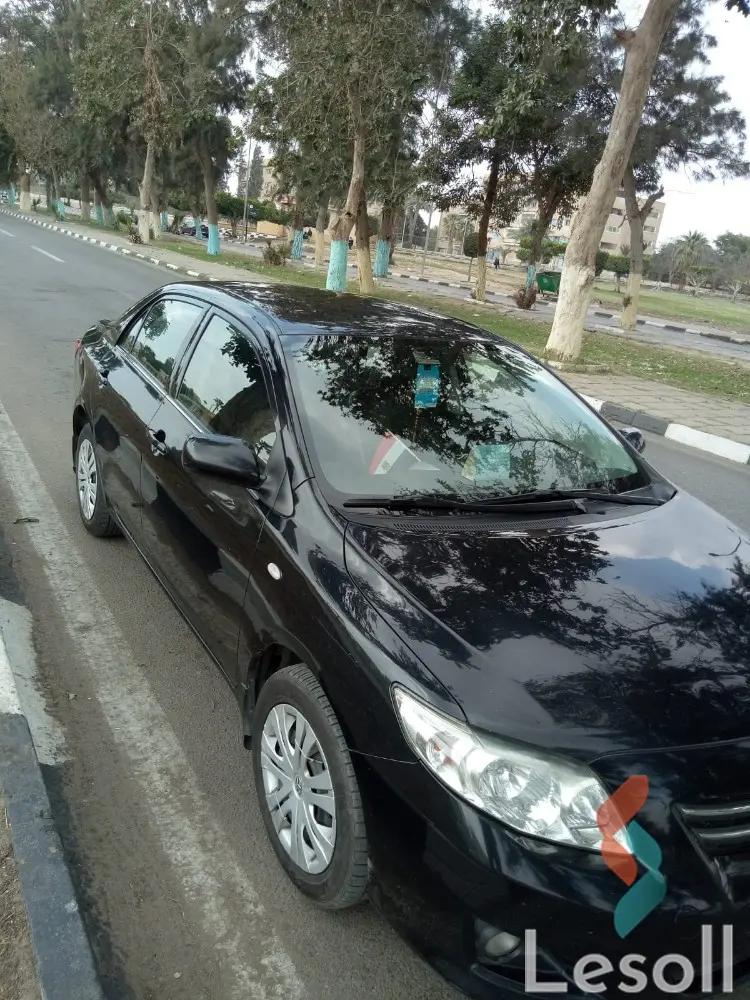 تويوتا كورولا اوتوماتك مستعملة أسود موديل 2008 - صورة 4