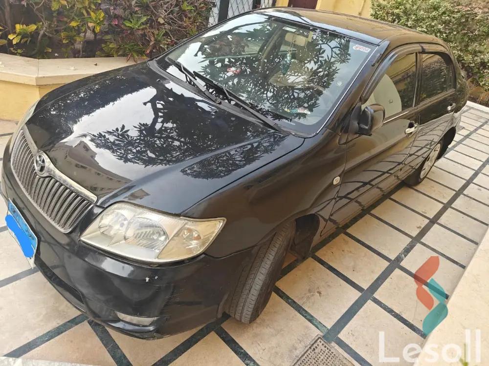 تويوتا كورولا اوتوماتك مستعملة أسود موديل 2007 - صورة 2