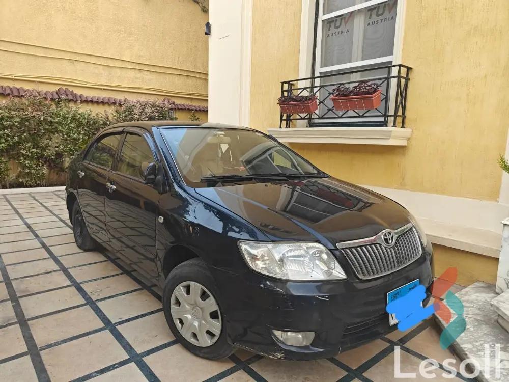 تويوتا كورولا اوتوماتك مستعملة أسود موديل 2007 - صورة 3