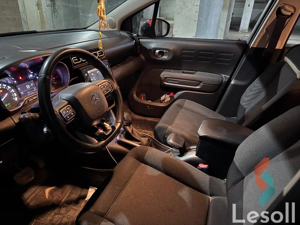 ستروين سي3 إيركروس اوتوماتك مستعملة أسود موديل 2019