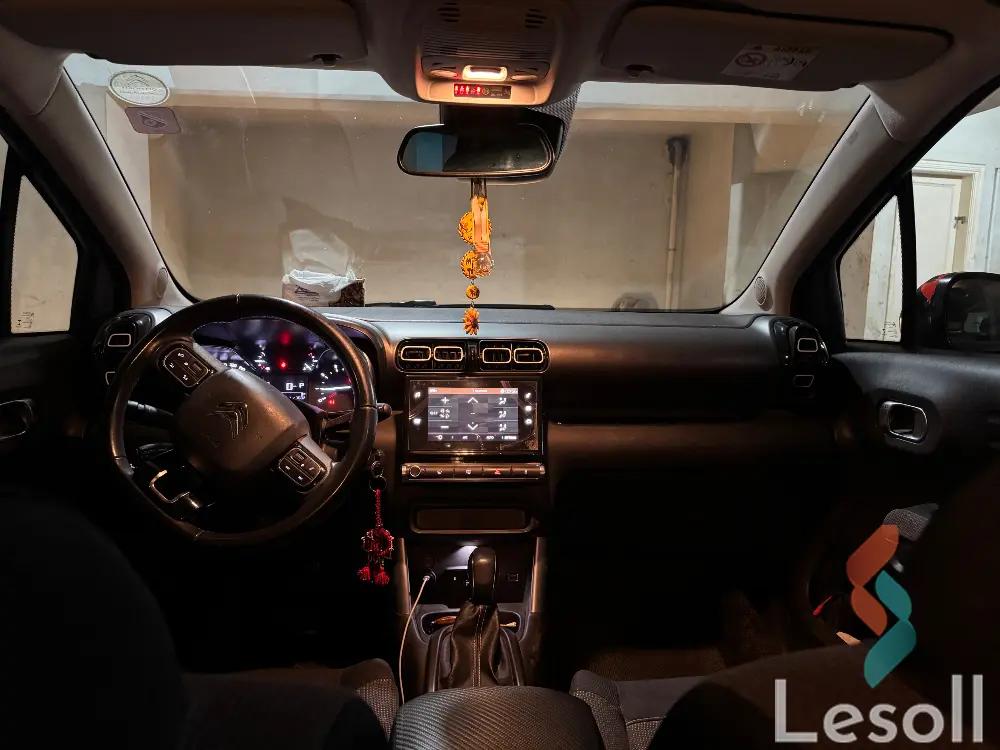 ستروين سي3 إيركروس اوتوماتك مستعملة أسود موديل 2019