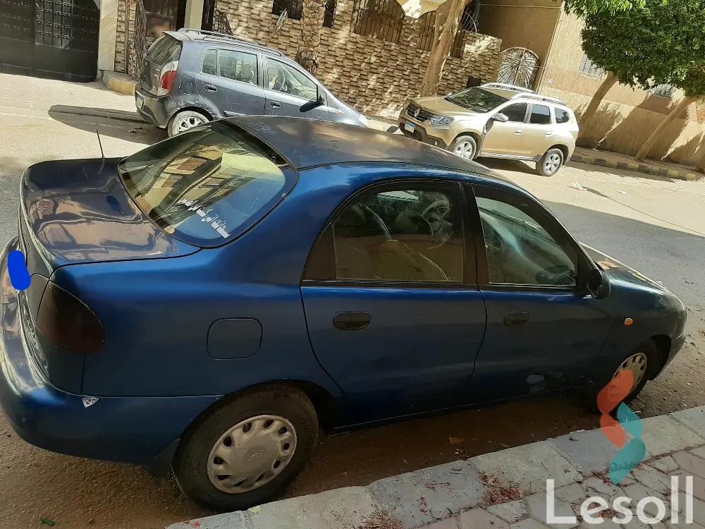 دايو لانوس مانيوال مستعملة أزرق موديل 1999