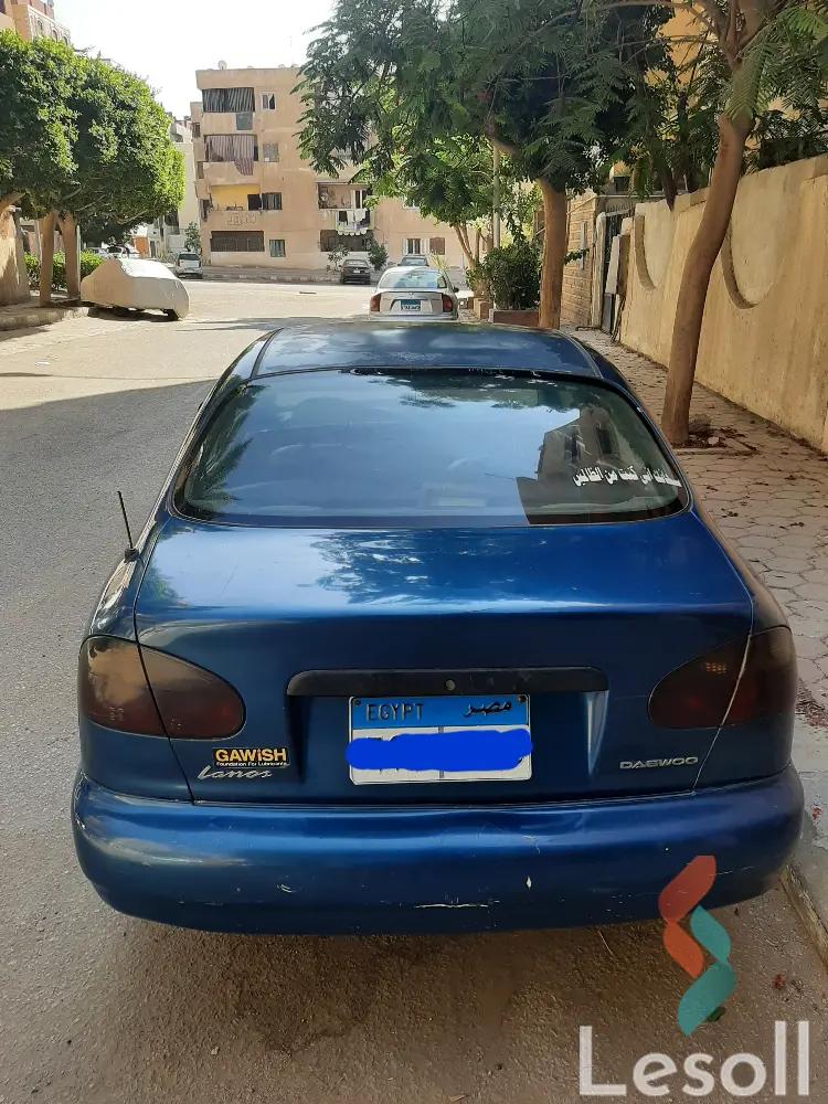 دايو لانوس مانيوال مستعملة أزرق موديل 1999