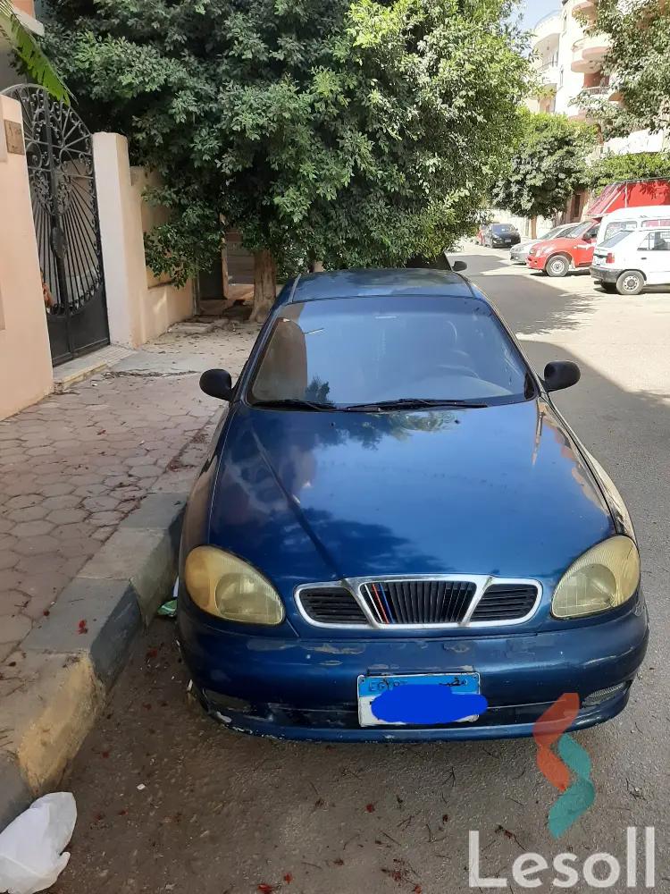 دايو لانوس مانيوال مستعملة أزرق موديل 1999