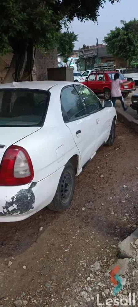 دايو نوبيرا مانيوال مستعملة أبيض موديل 1999