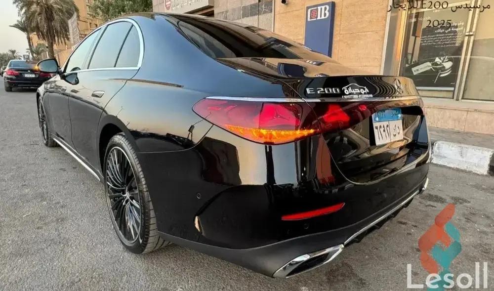 Mercedes-Benz e 200 automatic new black model 2025 - All Images