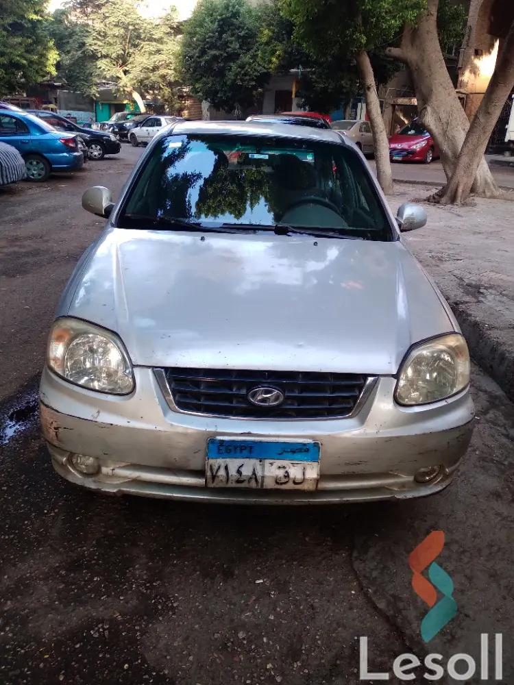 هيونداي فيرنا اوتوماتك مستعملة فضي موديل 2007