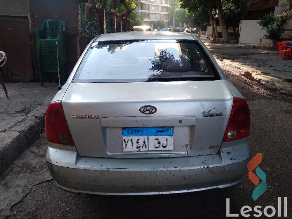 هيونداي فيرنا اوتوماتك مستعملة فضي موديل 2007