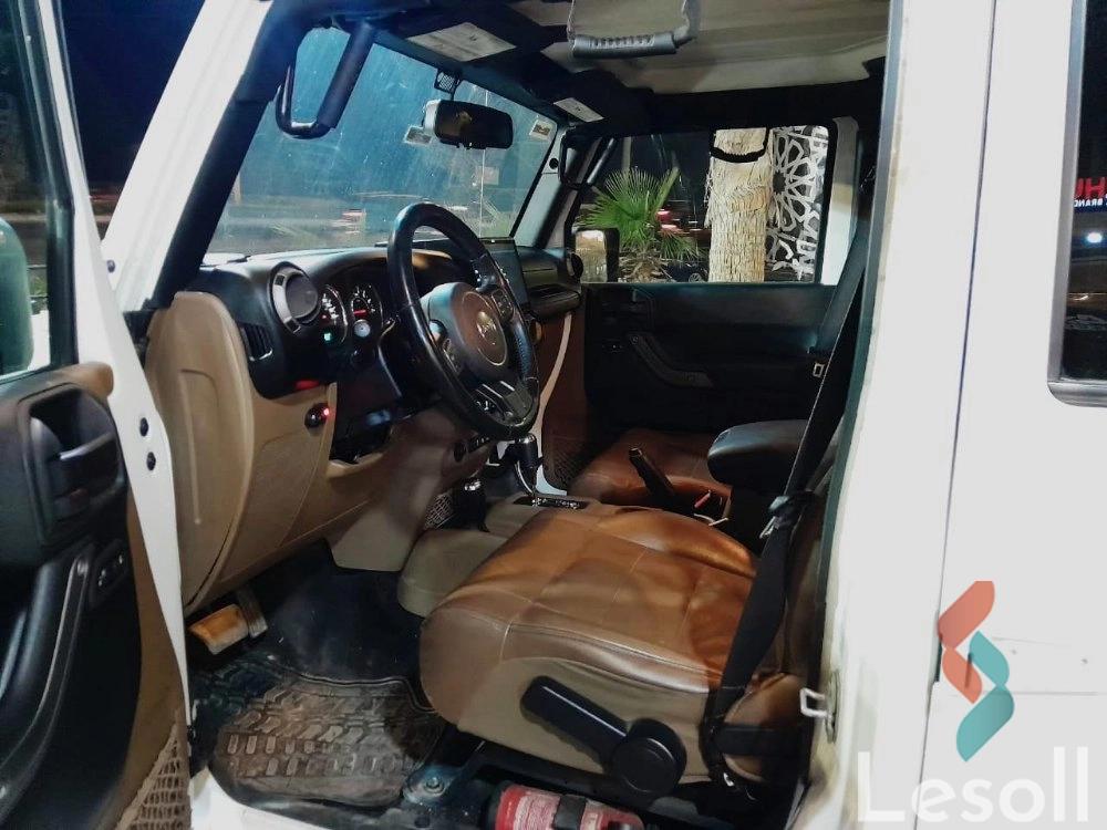 جيب رانجلر اوتوماتك مستعملة أبيض موديل 2017 - كل الصور