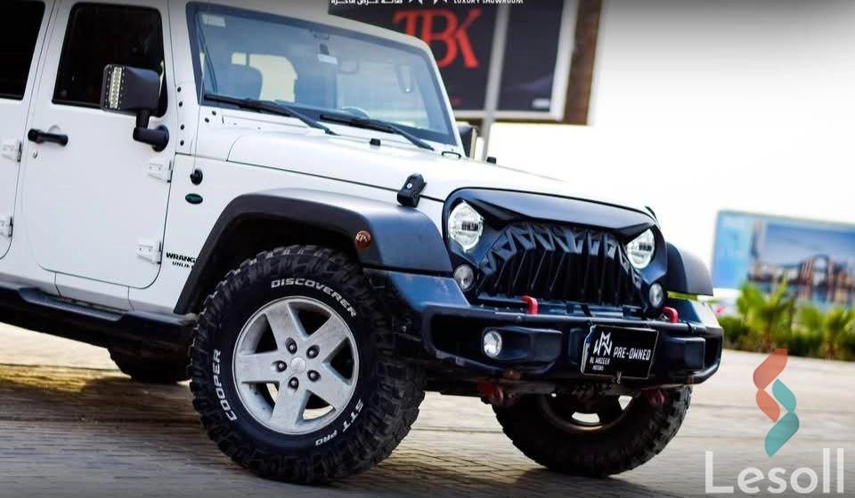 جيب رانجلر اوتوماتك مستعملة أبيض موديل 2017