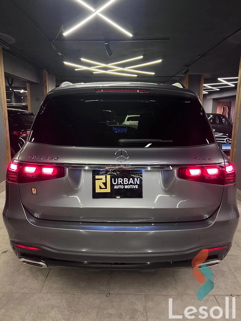 مرسيدس بنز جي إل إس ٥٨٠ اوتوماتك جديدة رمادي داكن موديل 2025