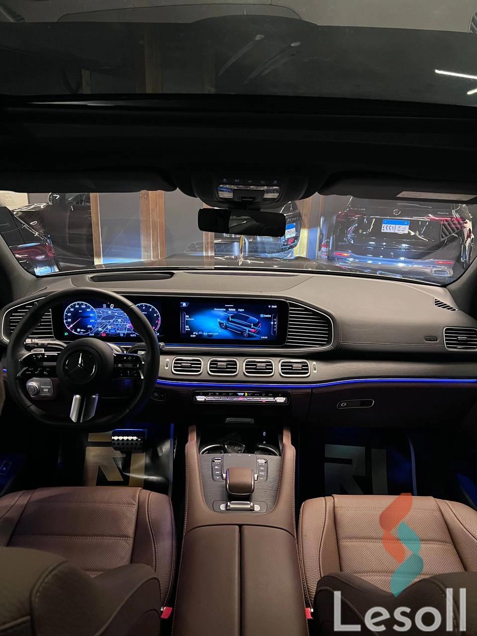 مرسيدس بنز جي إل إس ٥٨٠ اوتوماتك جديدة رمادي داكن موديل 2025