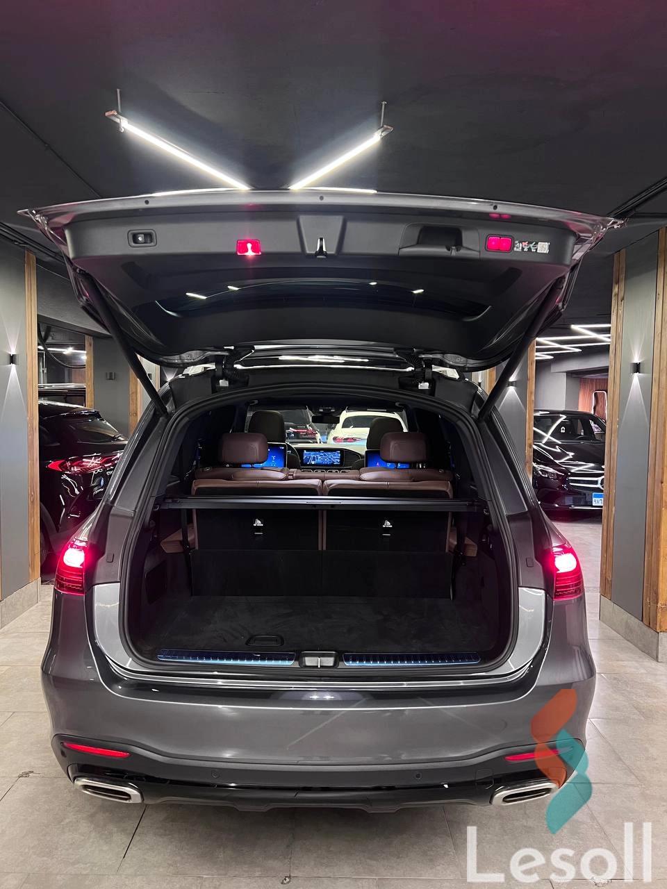 مرسيدس بنز جي إل إس ٥٨٠ اوتوماتك جديدة رمادي داكن موديل 2025