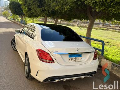 مرسيدس بنز ١٨٠ سي اوتوماتك مستعملة أبيض موديل 2015