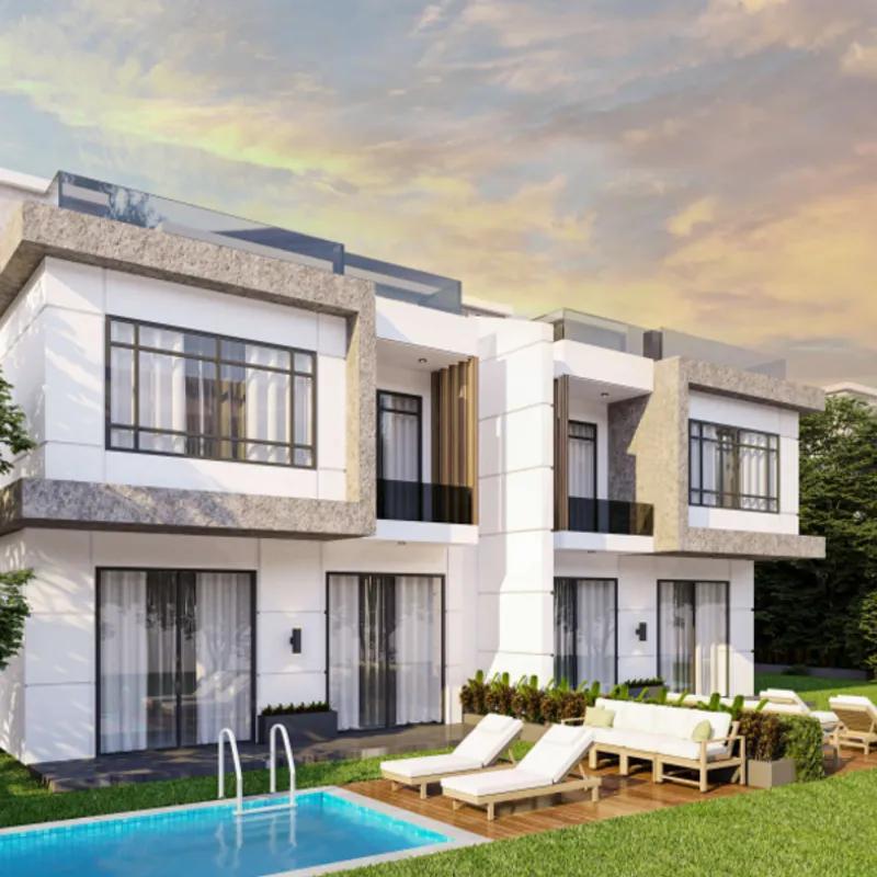 Twin house for sale with an data.area 302 meters and 5 data.rooms in Giza Giza