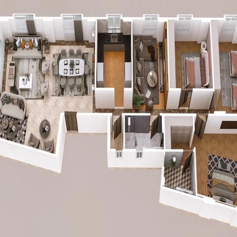 Apartment for sale with an data.area 200 meters and 3 data.rooms in Cheikh Zayed Giza - All Images