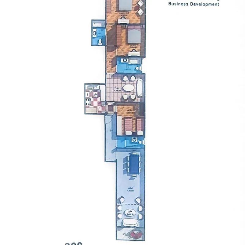 شقة للبيع بمساحة 200 متر و 4 غرف في القاهرة - صورة 4