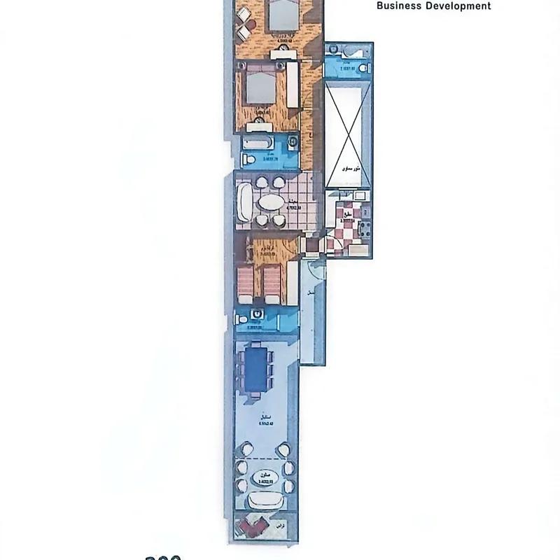 شقة للبيع بمساحة 200 متر و 4 غرف في القاهرة - صورة 3