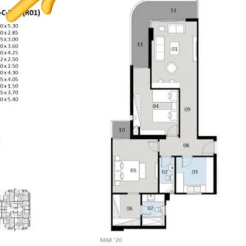 شقة للبيع بمساحة 140 متر و غرفتان في القاهرة - كل الصور