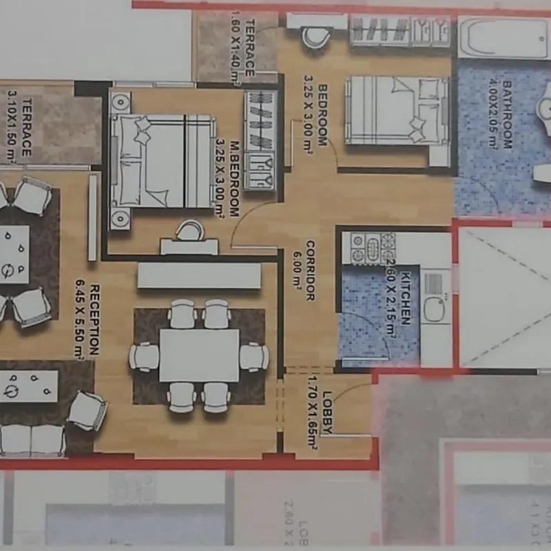 شقة للبيع بمساحة 114 متر و غرفتان في القاهرة - كل الصور