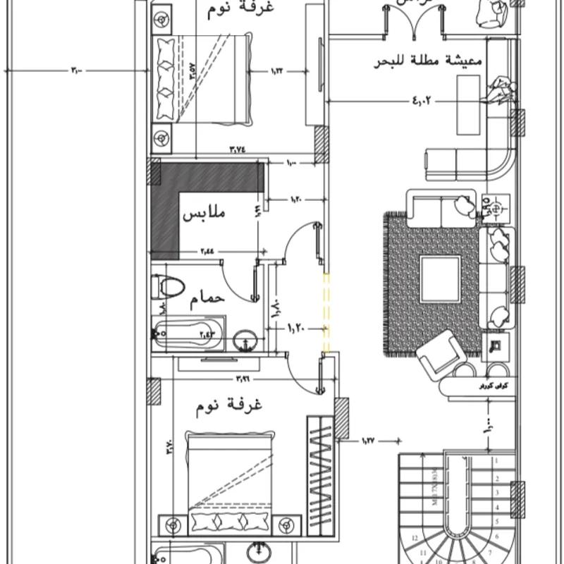 Duplex for sale with an data.area 331 meters and 3 data.rooms in Damietta - Image 3