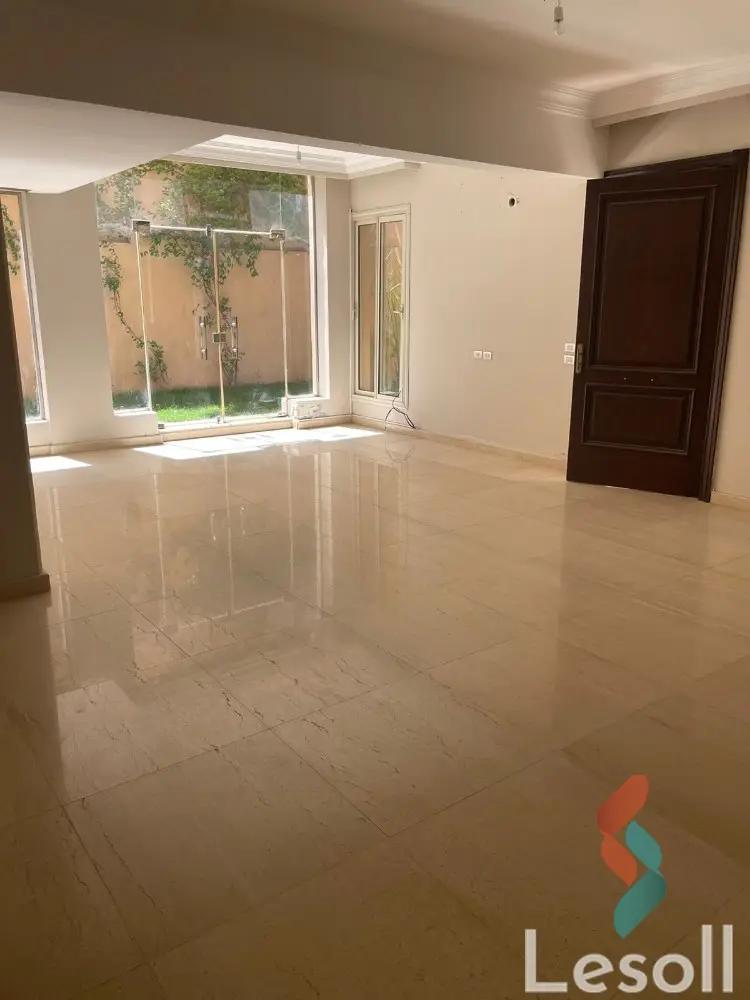 شقة بحديقة للبيع بمساحة 210 متر و 3 غرف في التجمع الاول القاهرة