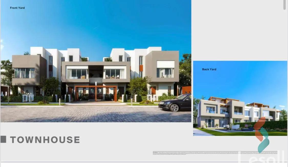 Townhouse for sale with an area 313 meters and 4 rooms in Cheikh Zayed Giza