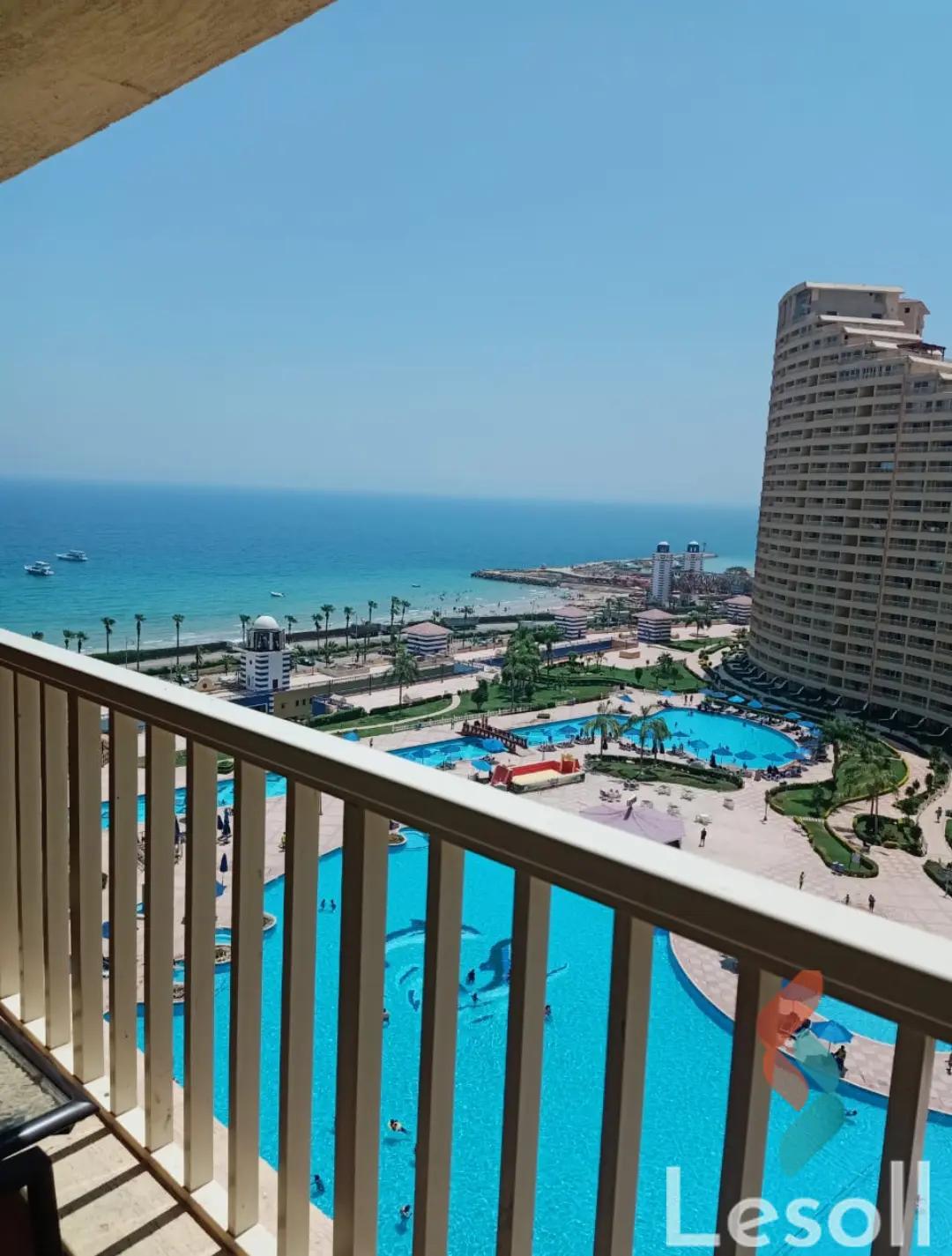 شقق فندقية للايجار اليومي بمساحة 110 متر و غرفتان في العين السخنة السويس