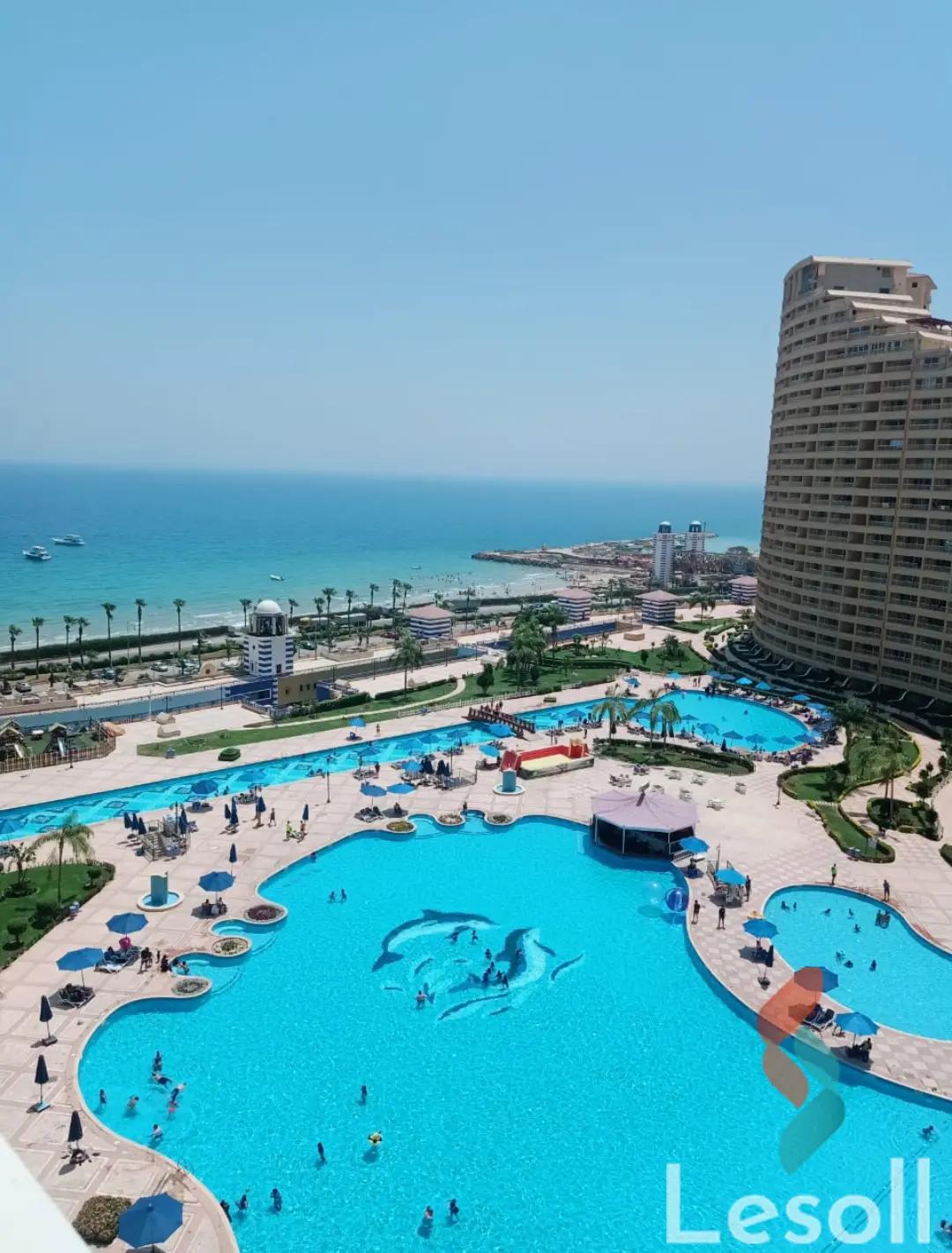 شقق فندقية للايجار اليومي بمساحة 110 متر و غرفتان في العين السخنة السويس