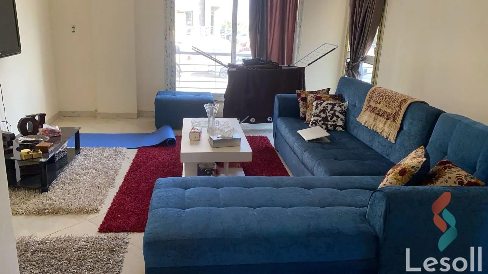 Apartment with garden for sale with an area 100 meters and 2 room in New Cairo Cairo - All Images