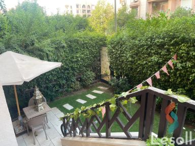 Apartment with garden for sale with an area 122 meters and 2 room in Rehab Cairo