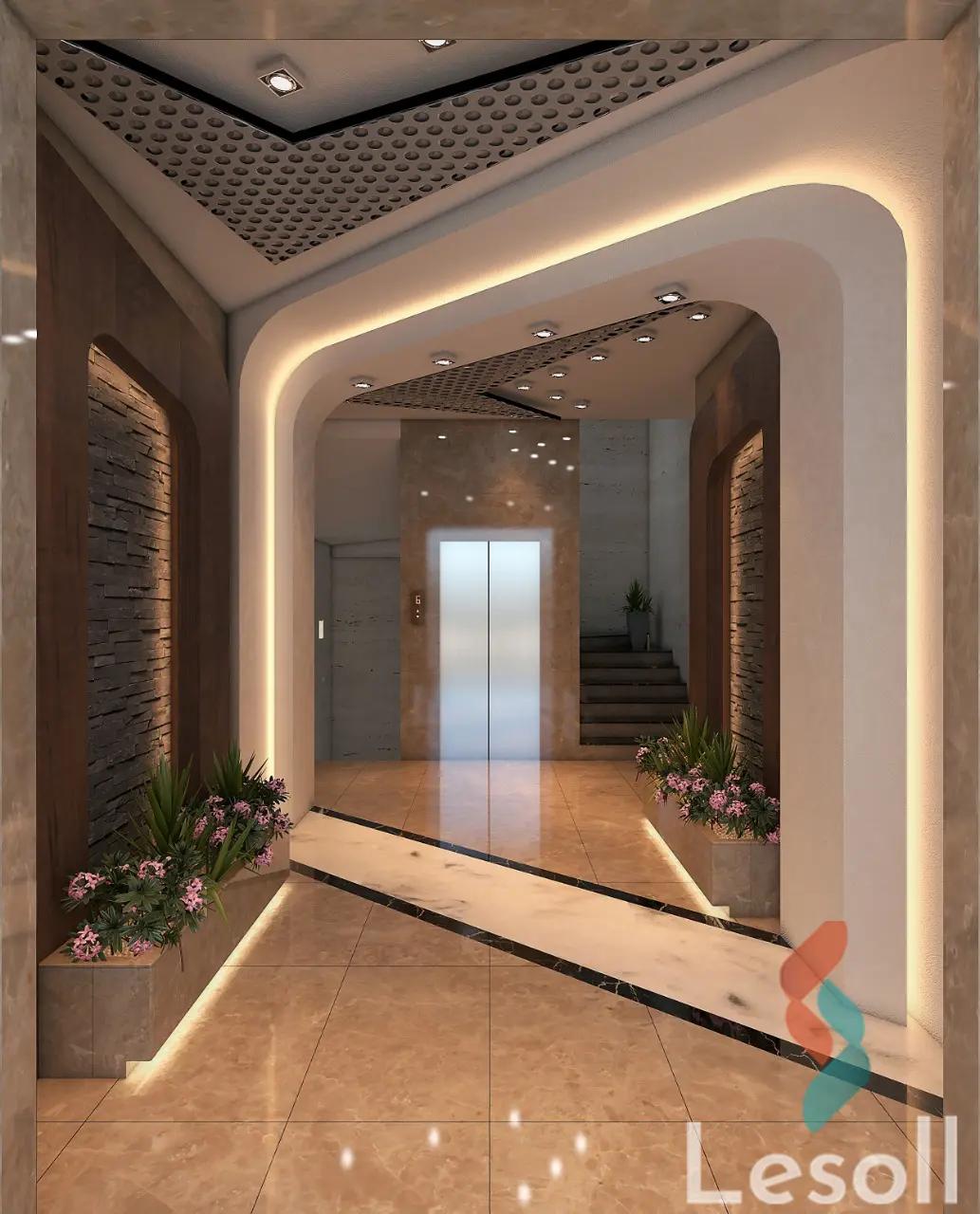 Apartment with garden for sale with an area 200 meters and 4 rooms in Badr City Cairo