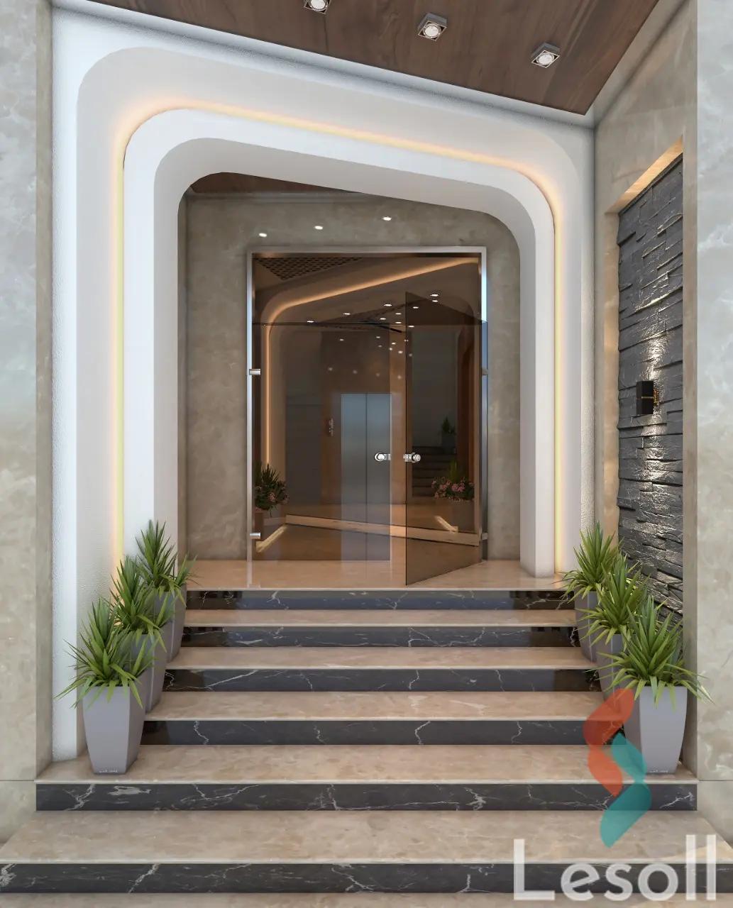 Apartment with garden for sale with an area 200 meters and 4 rooms in Badr City Cairo