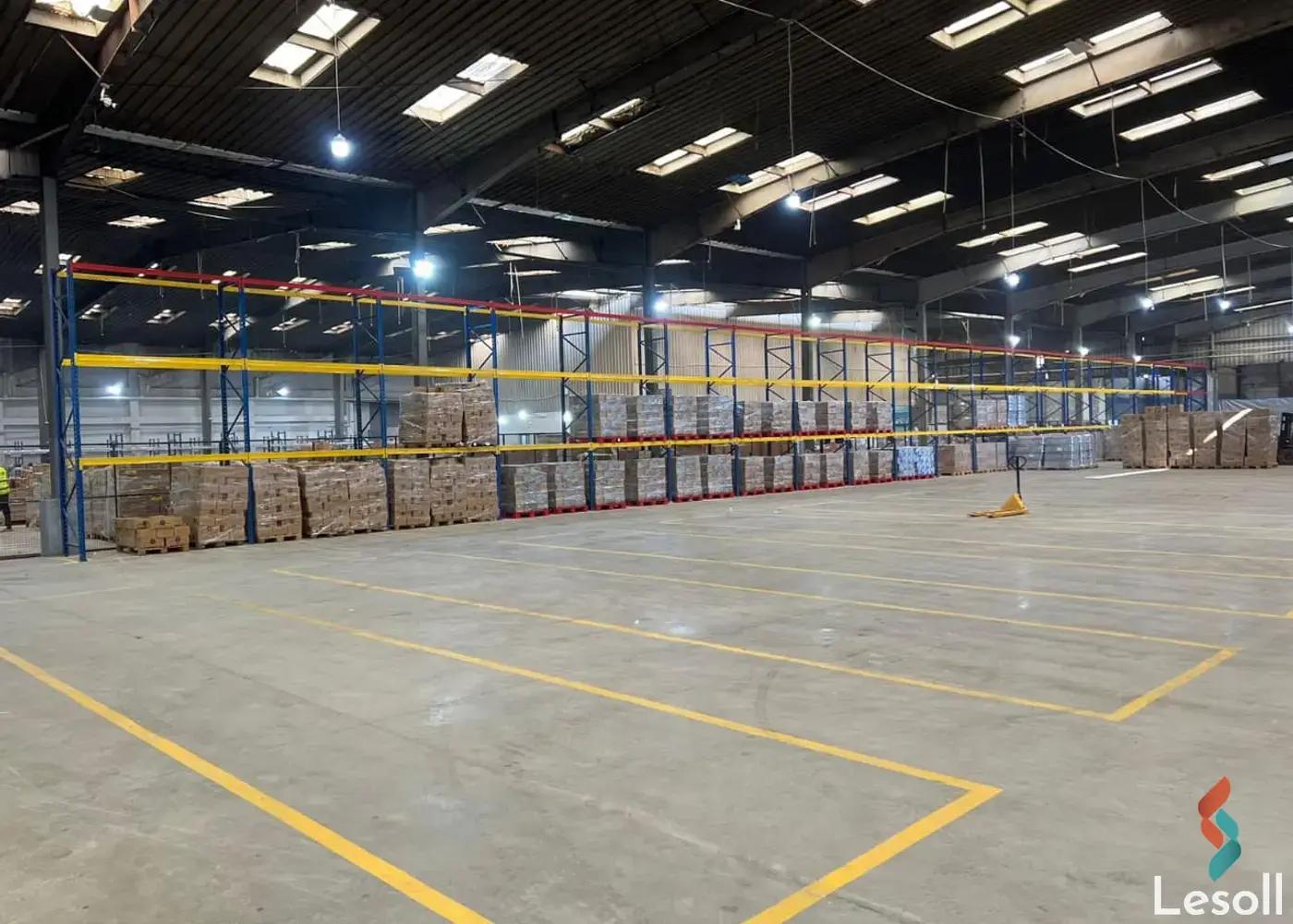 Factory for monthly rent with an data.area of 14000 meters in Obour Qaliubiya