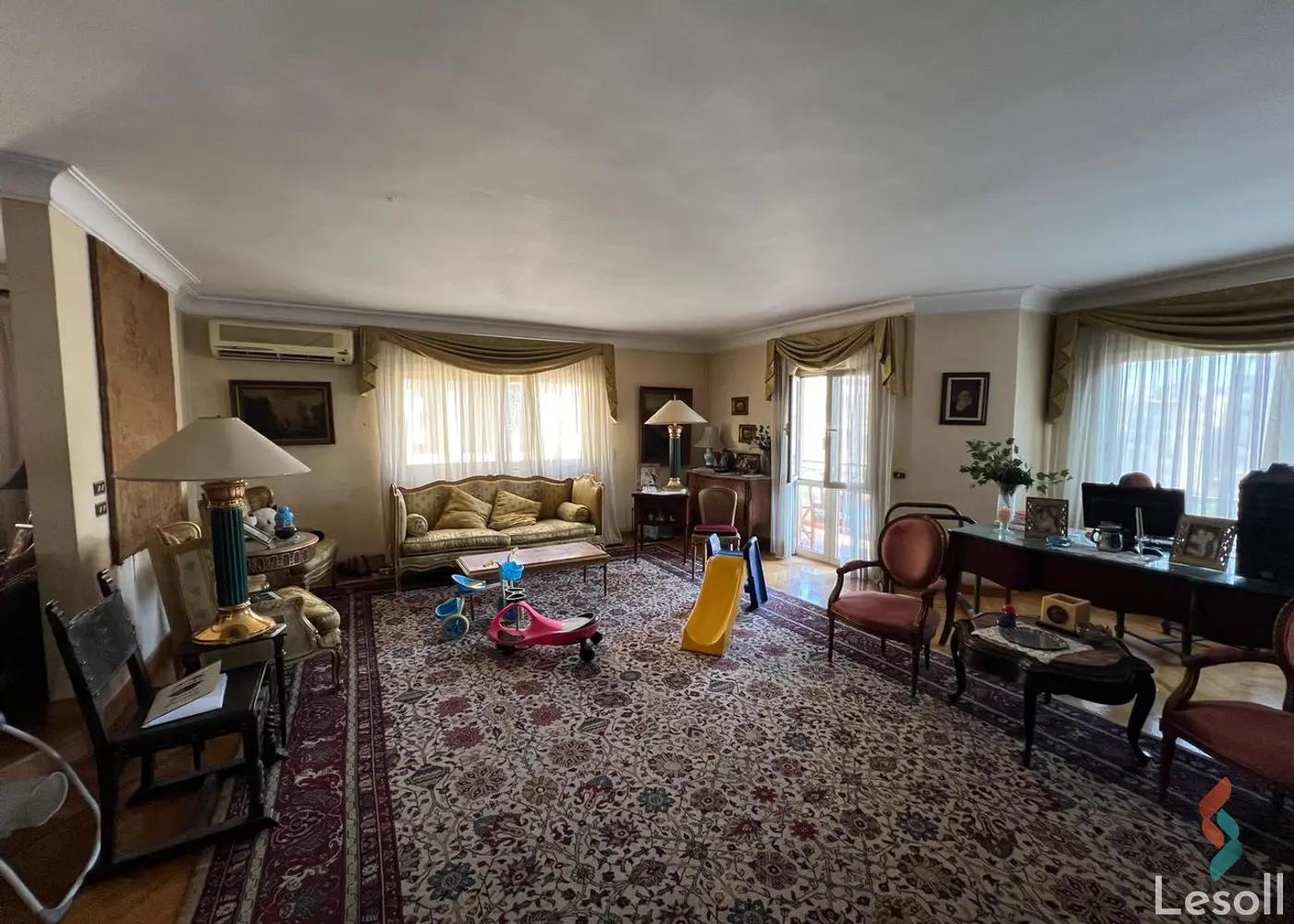 شقة للبيع بمساحة 220 متر و 3 غرف في المعادى القاهرة - صورة 2