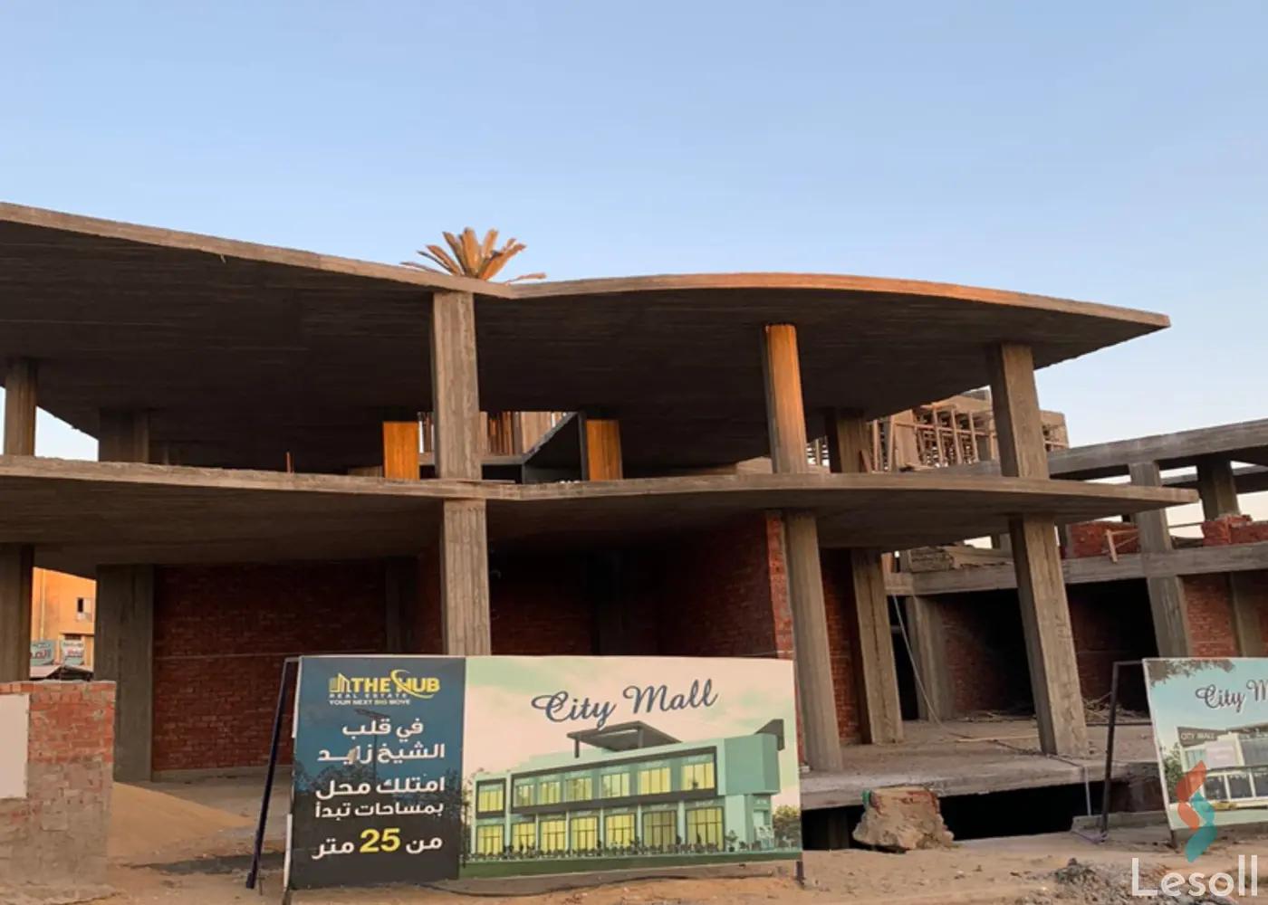 Retail for sale with an area of 45 meters in Cheikh Zayed Giza