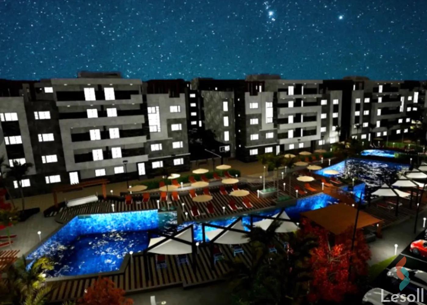 Apartment with garden for sale with an data.area 201 meters and 3 data.rooms in Obour Qaliubiya