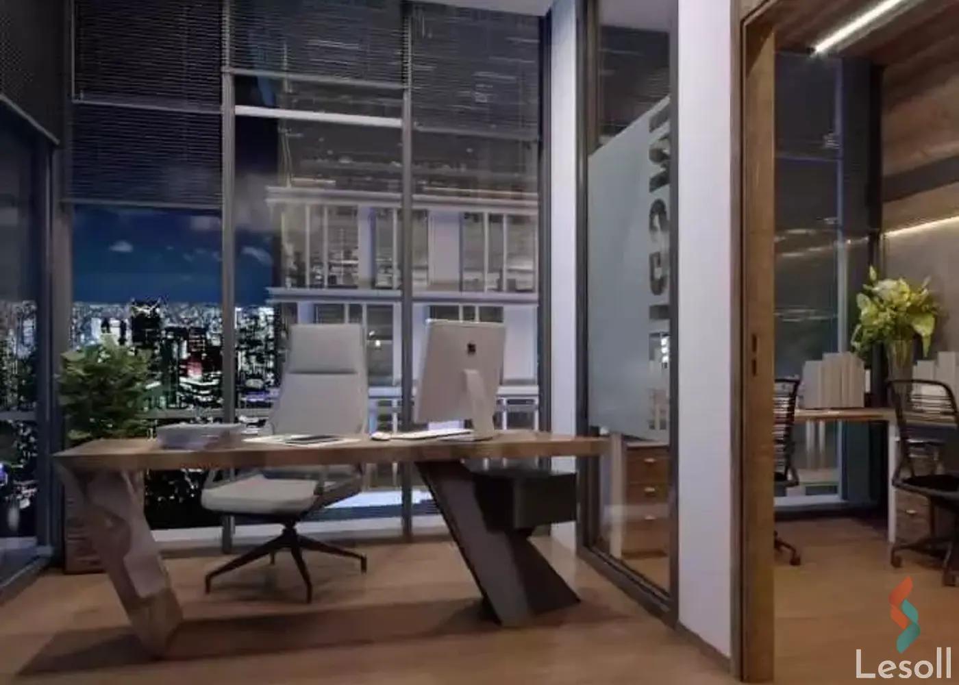 Office for sale with an area of 45 meters in Capital New Cairo - Image 3