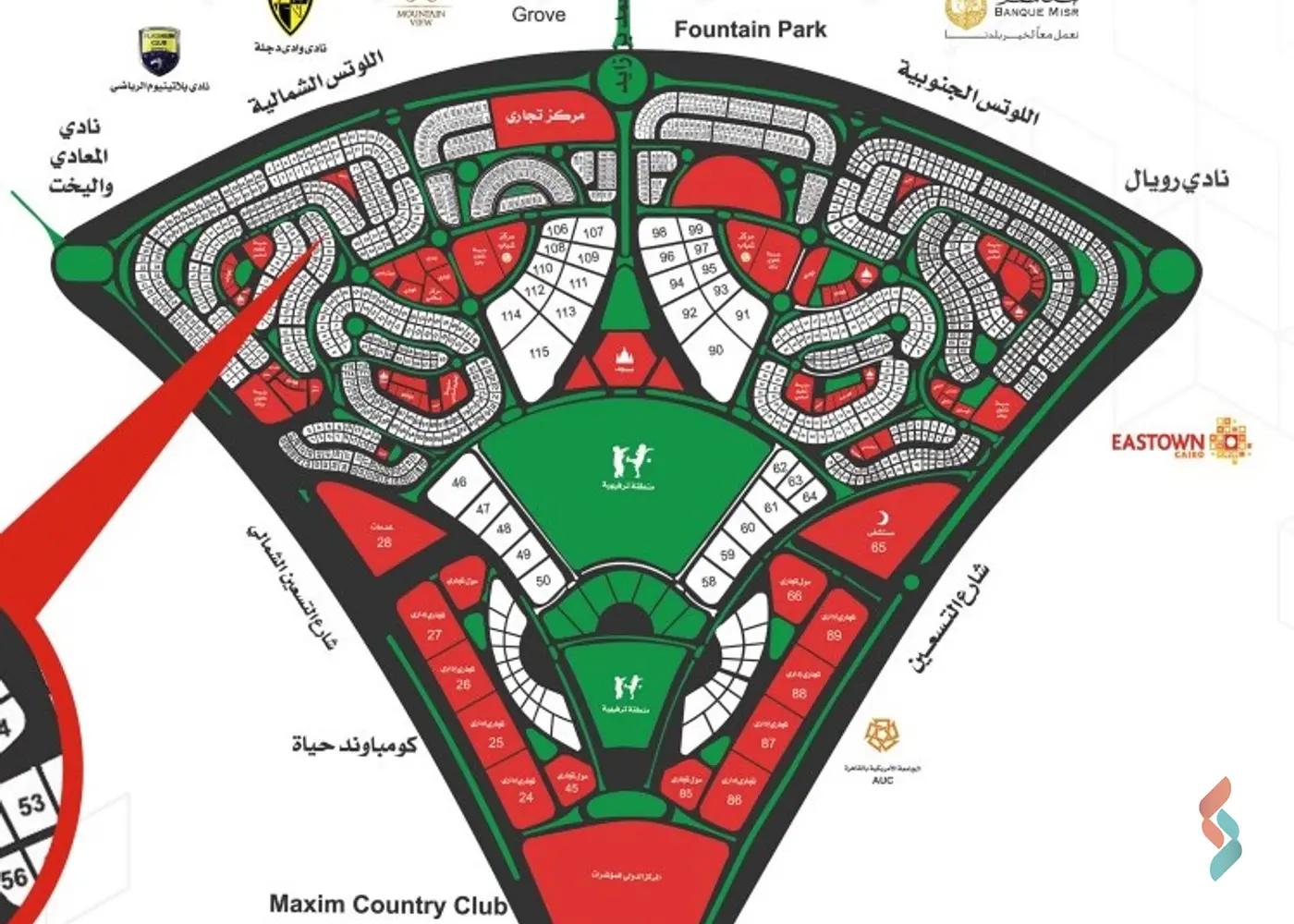 Apartment with garden for sale with an data.area 198 meters and 3 data.rooms in New Cairo Cairo - Image 3