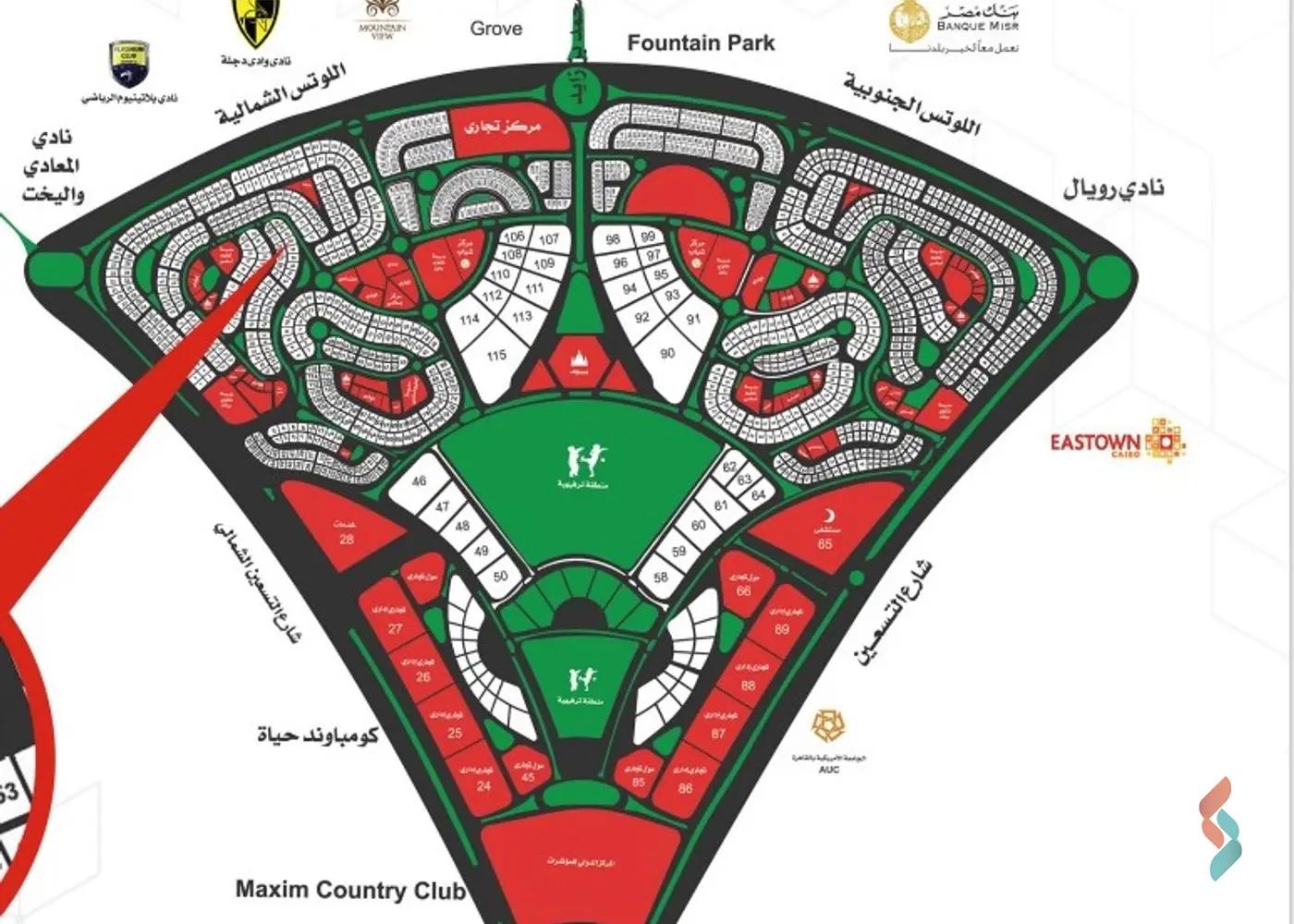 شقة للبيع بمساحة 180 متر و 3 غرف في التجمع الخامس القاهرة - صورة 3