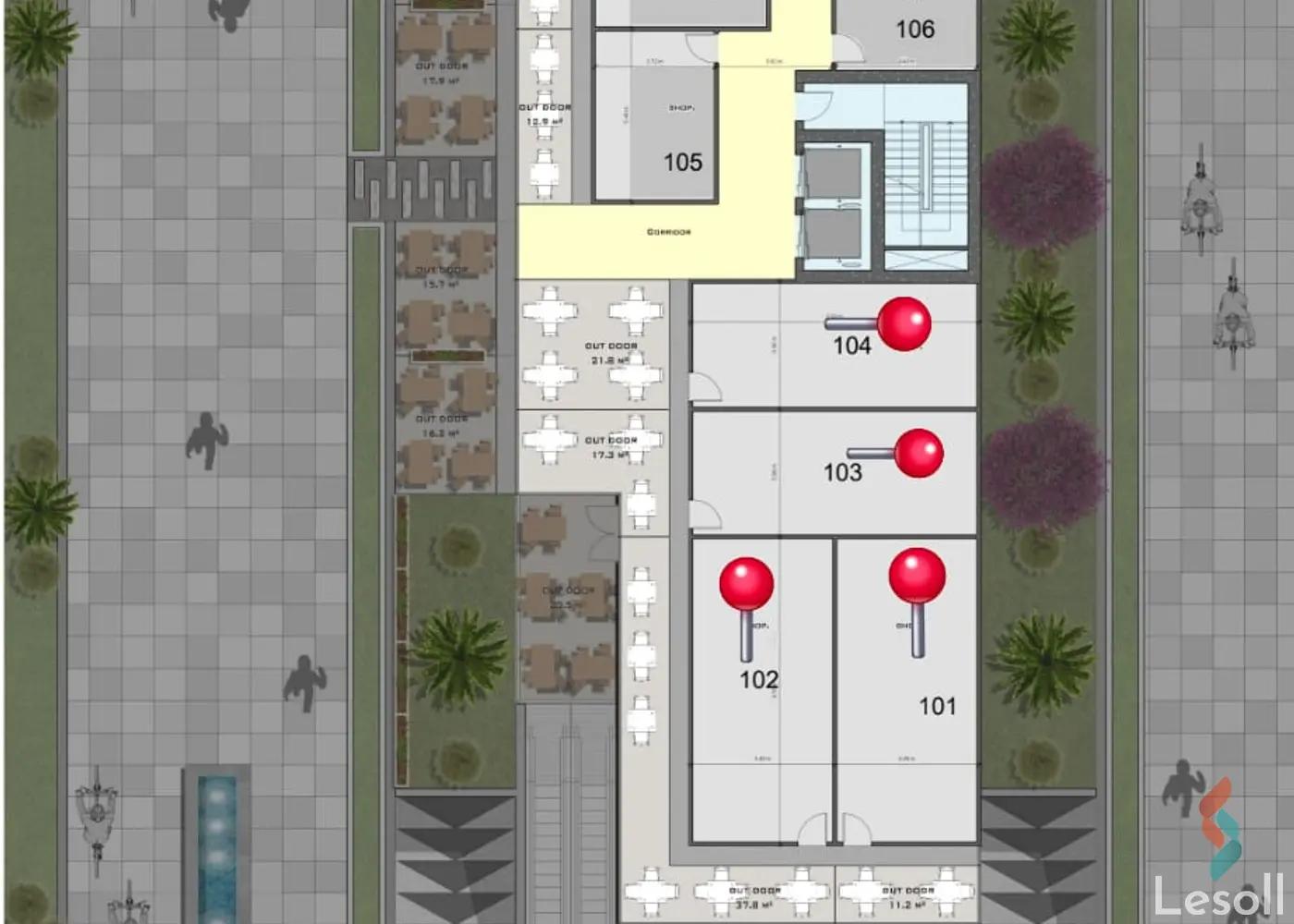 محل للبيع بمساحة 2 متر في القاهرة