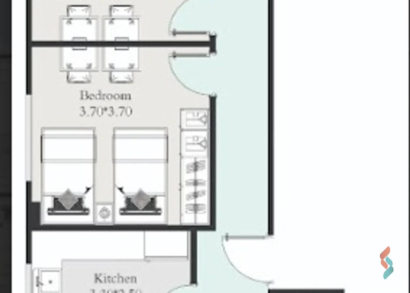 شقة للبيع بمساحة 161 متر و 3 غرف في القاهرة الجديدة القاهرة - صورة 2
