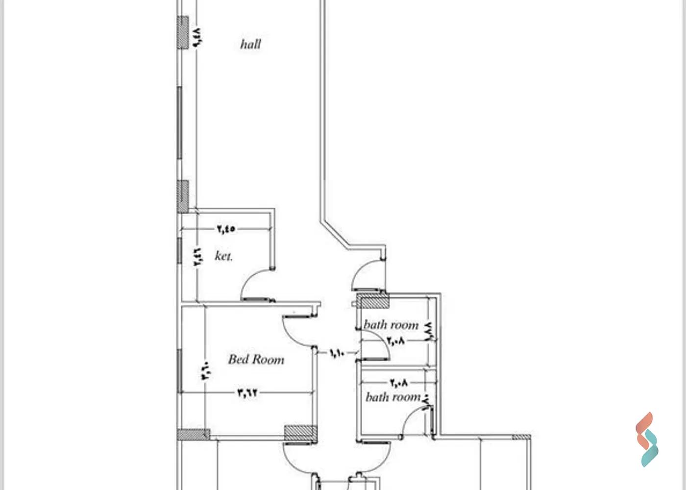 شقة للبيع بمساحة 177 متر و 3 غرف في القاهرة الجديدة القاهرة - صورة 2