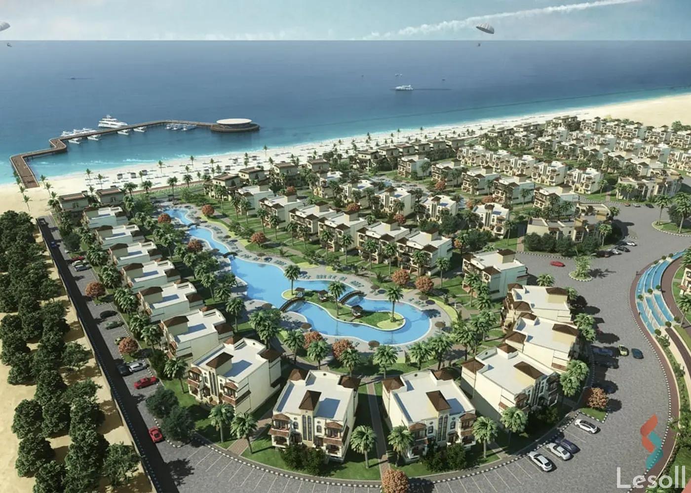 شقة للبيع بمساحة 95 متر و غرفتان في العين السخنة السويس