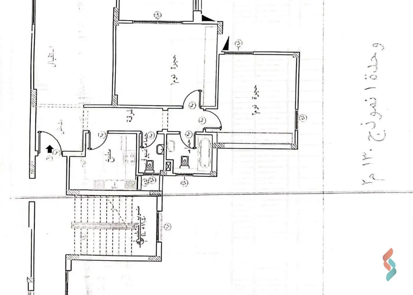 Apartment with garden for sale with an data.area 130 meters and 2 room in October 6 Giza - Image 3